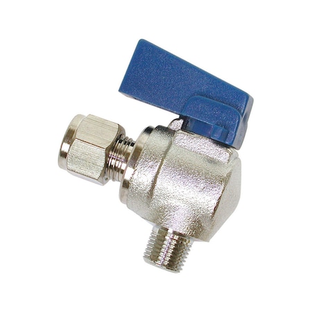 B & K Dial 1 in. H X 2-3/4 in. W Black Stainless Steel Ball Valve 9443